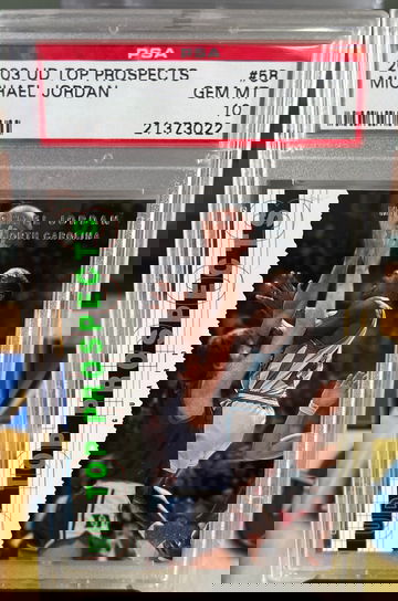 2003 2004 Upper Deck UD Top Prospects Michael Jordan #58 PSA 10 GEM Mint 