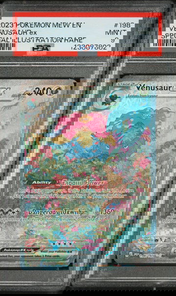 2023 Pokemon Scarlet and Violet 151 Special Illustration Rare Venusaur Ex #198 PSA 9