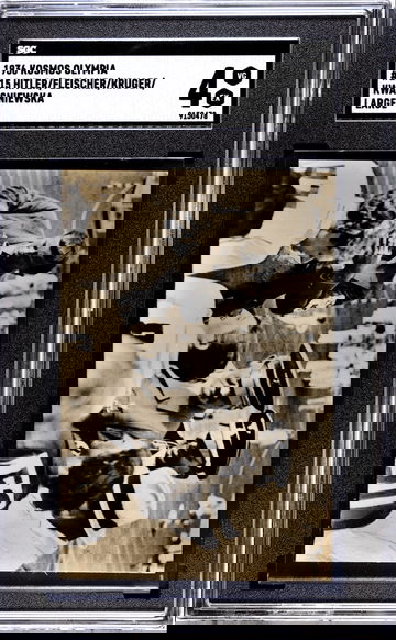 1936 Kosmos SGC 4 - Adolf Hitler #115 WWII military rare series Jesse Owens Olympics