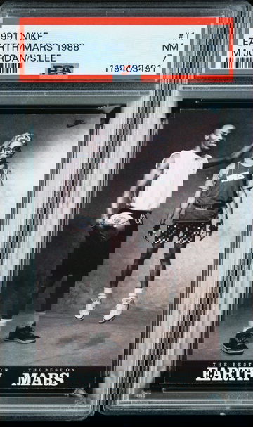 1991 nike michael jordan spike lee psa 7 