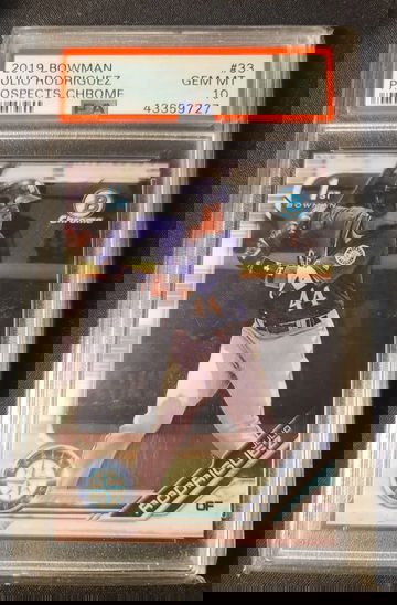 2019 Bowman Chrome Julio Rodriguez PSA 10