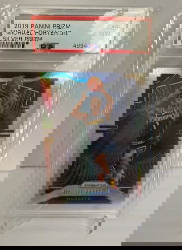 2019 Prizm Michael Porter Jr. Silver Prizm PSA 9