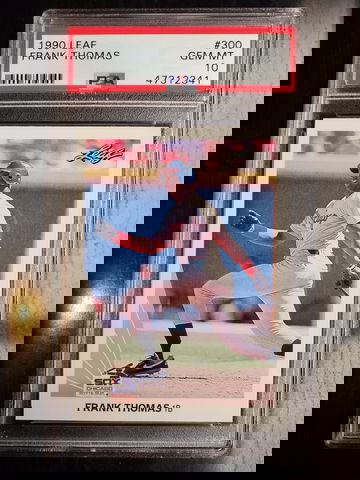 1990 Leaf Frank Thomas PSA 10