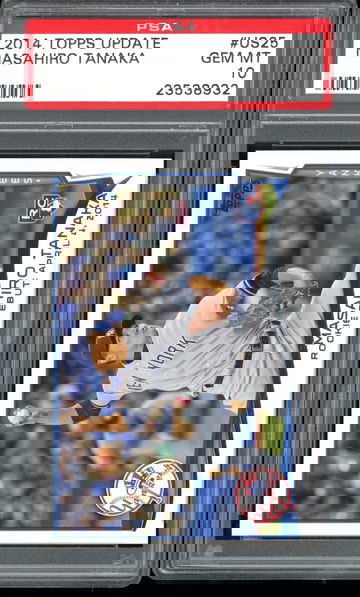 MASAHIRO TANAKA 2014 TOPPS UPDATE #US 25 PSA 10 ROOKIE RC