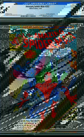 AMAZING SPIDER-MAN #353, CGC 9.6 NM+