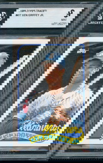 1989 Topps Traded Ken Griffey Jr. BGS 9