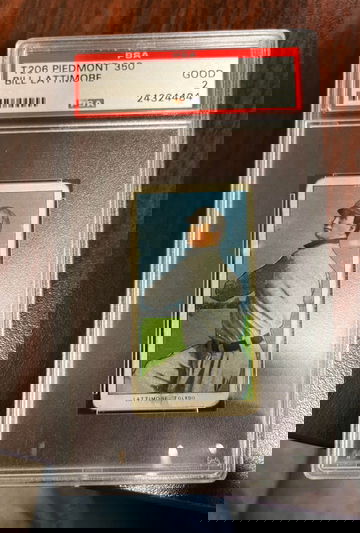 T206 Bill Lattimore PSA 2 Piedmont 350
