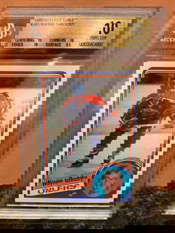 1984-85 O-PEE-CHEE OPC Wayne Gretzky #243 BGS 10 PRISTINE