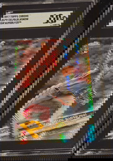 2017 Topps Chrome Tyler Glasnow SGC 10 Gem Mint