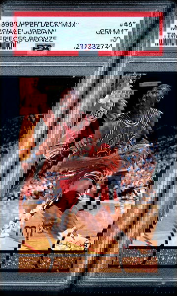 1998 Upper Deck MJx Michael Jordan Timepieces Bronze /230 PSA 10 GEM MINT