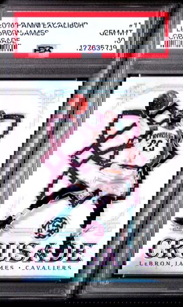 2016 Panini Excalibur #1 LeBron James Crusade PSA 10 Cleveland Cavaliers 