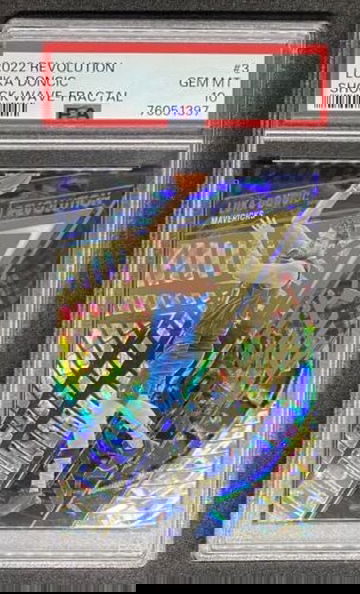 Luka Doncic 2022 Revolution Shock Wave FRACTAL #3 Dallas Mavericks POP 2* PSA 10