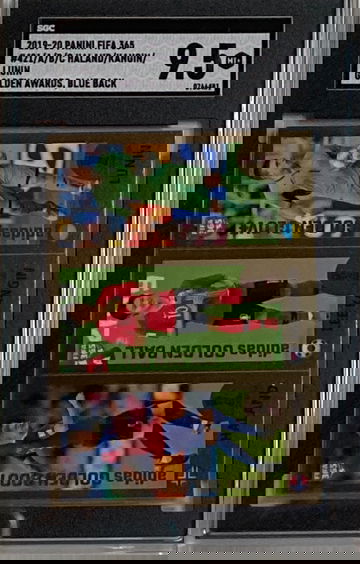 2019-20 Panini FIFA 365 SGC 9.5 Erling Haaland A/B/C #421 Blue Back