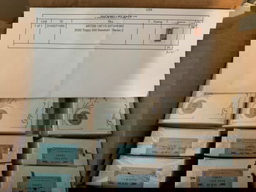 2020 T-206 Topps 206 Series 2 Lot of 20 Sealed Boxes 