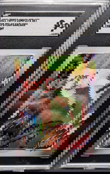 2021 Topps Complete Set Dylan Carlson 285 Chrome Cardinals