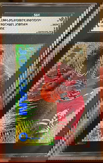 1994 Skybox Emotion N-tense Michael Jordan SGC 96 9 (old label) MINT 