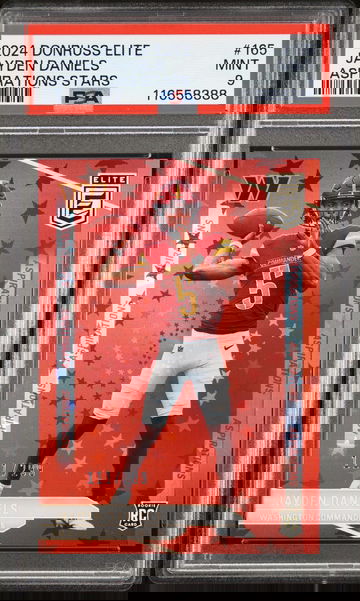 Jayden Daniels 2024 Panini Donruss Elite Aspirations Stars 111/299 #165 PSA 9