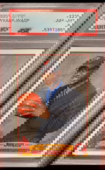 2003 Topps Dwayne Wade Rookie PSA 8 HOF Invest now. Great addition to any collection