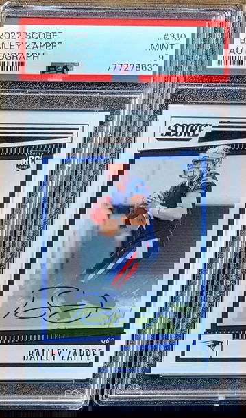 2022 BAILEY ZAPPE Panini Score Autograph Auto PSA 9 Rookie RC #310 