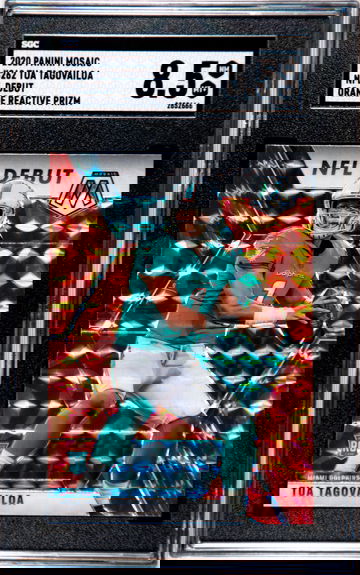 2020 Mosaic Tua Tagovailoa Orange Reactive Prizm