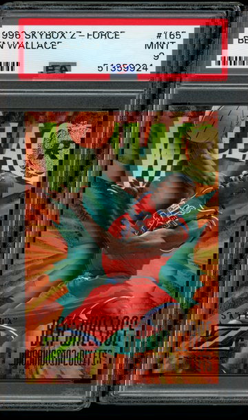 1996 Skybox Z-Force #165 Ben Wallace PSA MINT 9