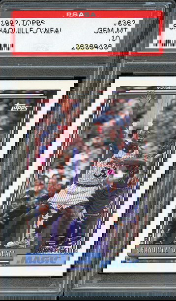 1992-93 Topps #362 Shaquille O'Neal PSA 10 Rookie