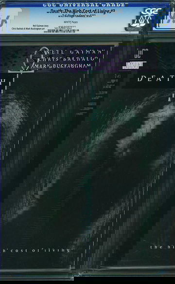 DEATH: THE HIGH COST OF LIVING #3, CGC 9.6 NM+