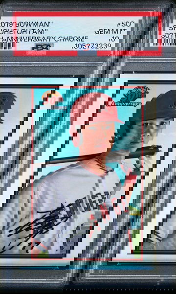 2019 Bowman Shohei Ohtani 30th Anniversary Chrome 1989 PSA 10