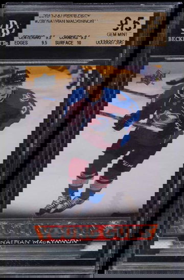 2013 Upper Deck Nathan Mackinnon RC Rookie #238 BGS 9.5 Gem-Mint Colorado Avalanche