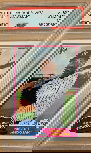 Andujar Topps Archives RC Rookie 282 2018 PSA 10