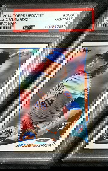 2014 Topps Update Jacob deGrom (Pitching) #US-50 PSA 10 GEM MINT Rookie RC
