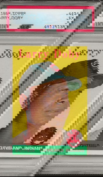 Larry Doby PSA 5 1958 Topps #424 Cleveland Indians