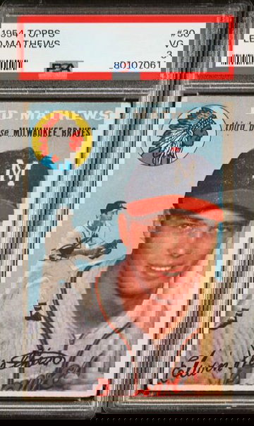 1954 Topps Ed Mathews #30 PSA 3 [BL-1.45]