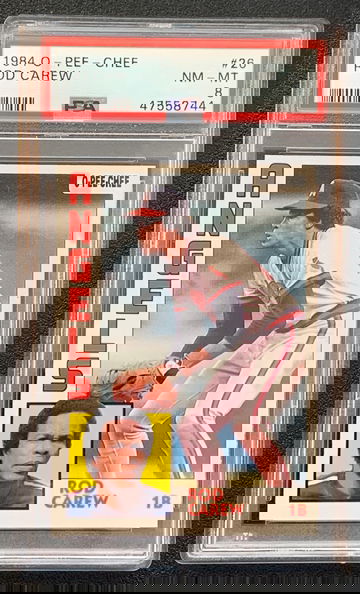 1984 O-Pee-Chee Rod Carew #26 PSA 8