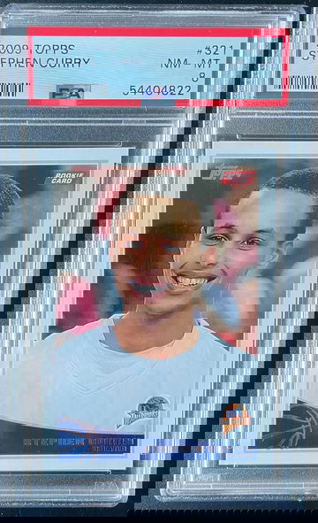 2009 Topps Stephen Steph Curry PSA 8 