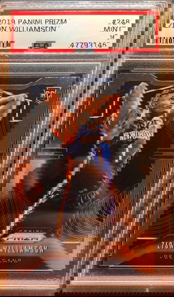 Zion Williamson Prizm Rookie #248 PSA 9
