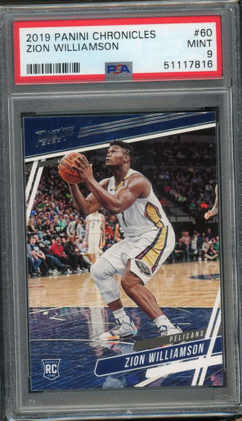 2019 Chronicles Prestige Zion Williamson PSA 9 