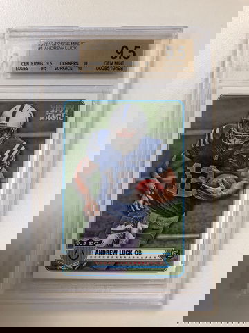 2012 Topps Magic - Andrew Luck - Rookie BGS 9.5 Gem Mint