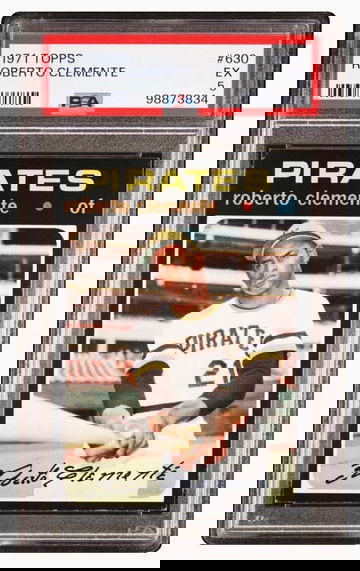 1971 Topps Roberto Clemente #630 PSA 5