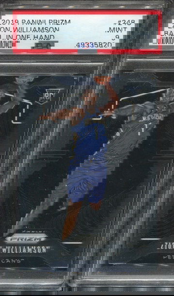 2019 Prizm Zion Williamson Rookie RC Variation Prizm PSA 9