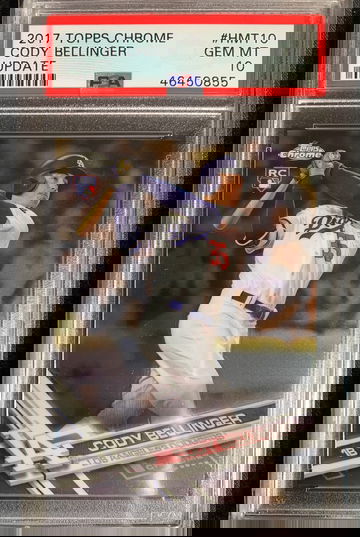 2017 Topps Chrome Update Cody Bellinger PSA 10 HMT10