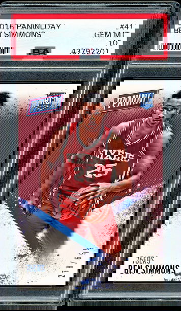 Ben Simmons 2016 Panini Day RC PSA 10 GEM MINT #41 Rookie Philadelphia 76ers!