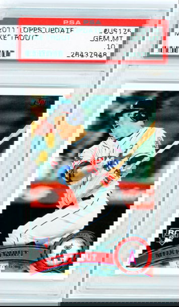 2011 Topps Update #US175 Mike Trout Rookie! PSA 10 GEM MINT!