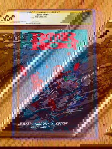 BITTER ROOT #1 CGC SS 9.8 NM/M WP 2018 Signature Series signed Sanford Greene