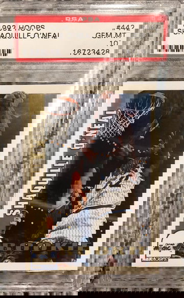 1992 NBA Hoops Shaquille O’Neal PSA 10