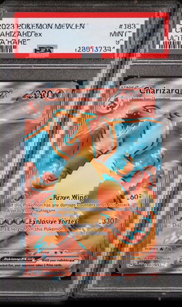 2023 Pokemon Scarlet and Violet 151 Ultra Rare Charizard Ex #183 PSA 9