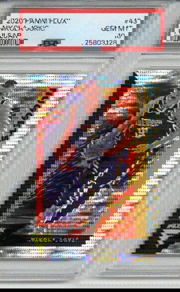 2020 PANINI FLUX PULSAR #43 NIKOLA JOKIC CARD DENVER NUGGETS PSA 10