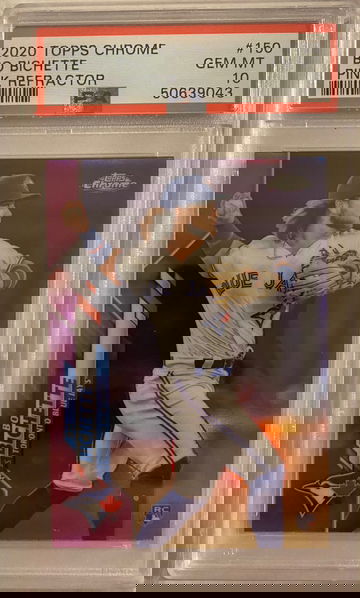 2020 Topps Chrome #150 Bo Bichette Pink Refractor RC PSA 10 Gem Mint