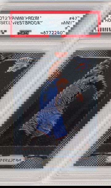 Russell Westbrook 2012 Prizm PSA 9