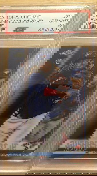2019 Topps Chrome Update Vladimir Guerrero Jr PSA 10